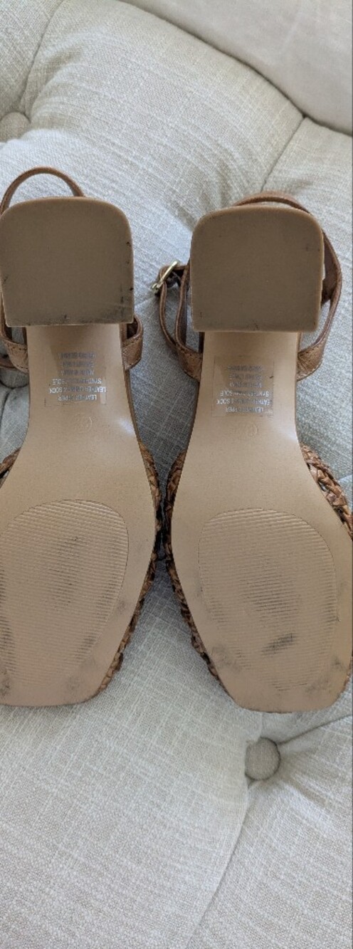Seychelles Bali Pumps Woven Pumps In Tan Or Brown, Size 8.5 - Picture 5 of 8